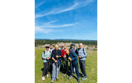 MARCHE NORDIQUE. EN PASSANT PAR ARAGON