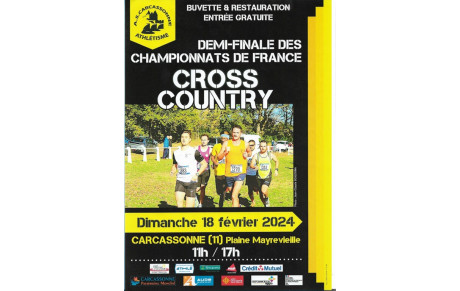 1/2 FINALE DES CHAMPIONNATS DE FRANCE DE CROSS. 18/02/2024
